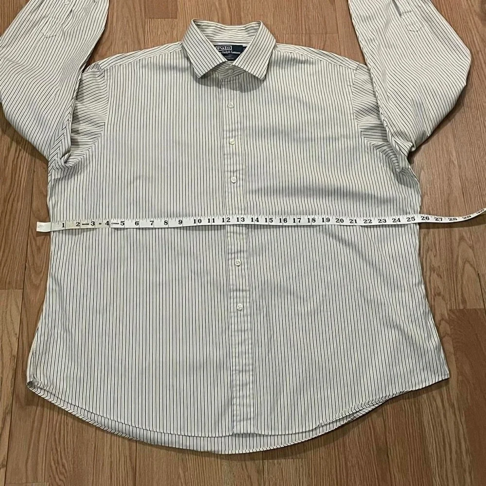 Polo Ralph Lauren Men’s 18x36/37 Long Sleeve Button Shirt Yellow Regent Custom